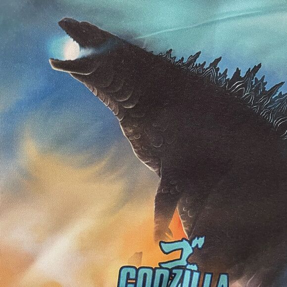 Godzilla Backpack Godzilla Christmas Sweater 2X Godzilla Plush Throw Blanket NEW - Picture 8 of 16